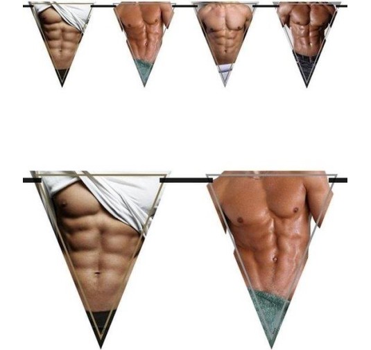 Birthday Garlands Man - Flagbanner